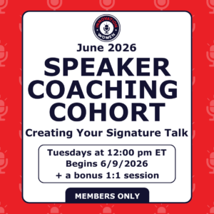 Speaker Coaching Cohort - June 2026