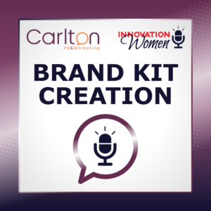 Full Service Brand Kit Creation graphic for speakers and entrepreneurs