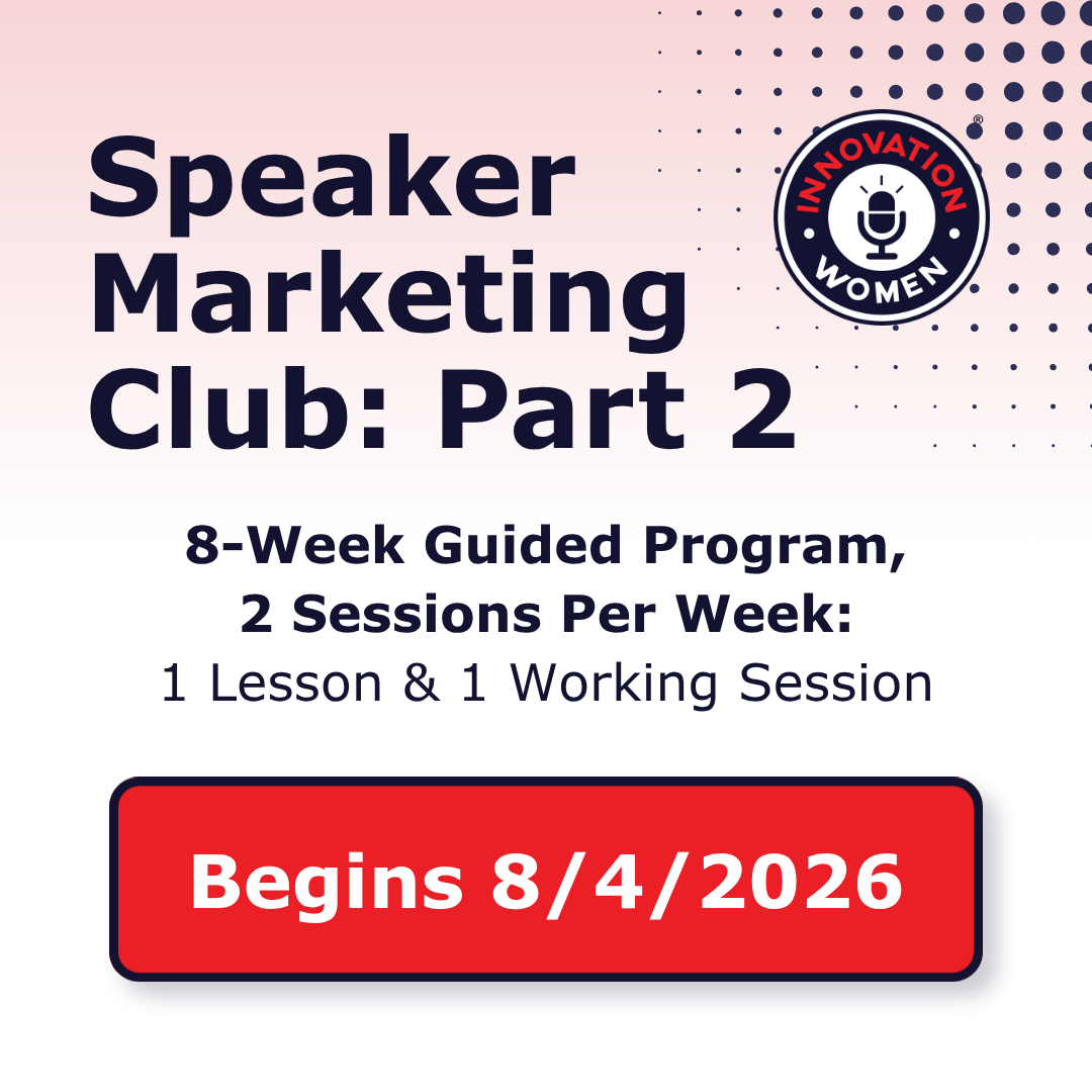 Innovation Women Speaker Marketing Club Part 2