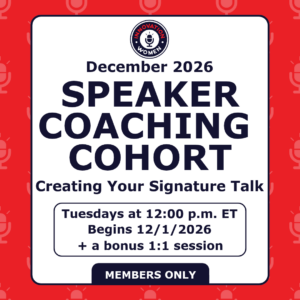 Speaker Coaching Cohort - December 2026