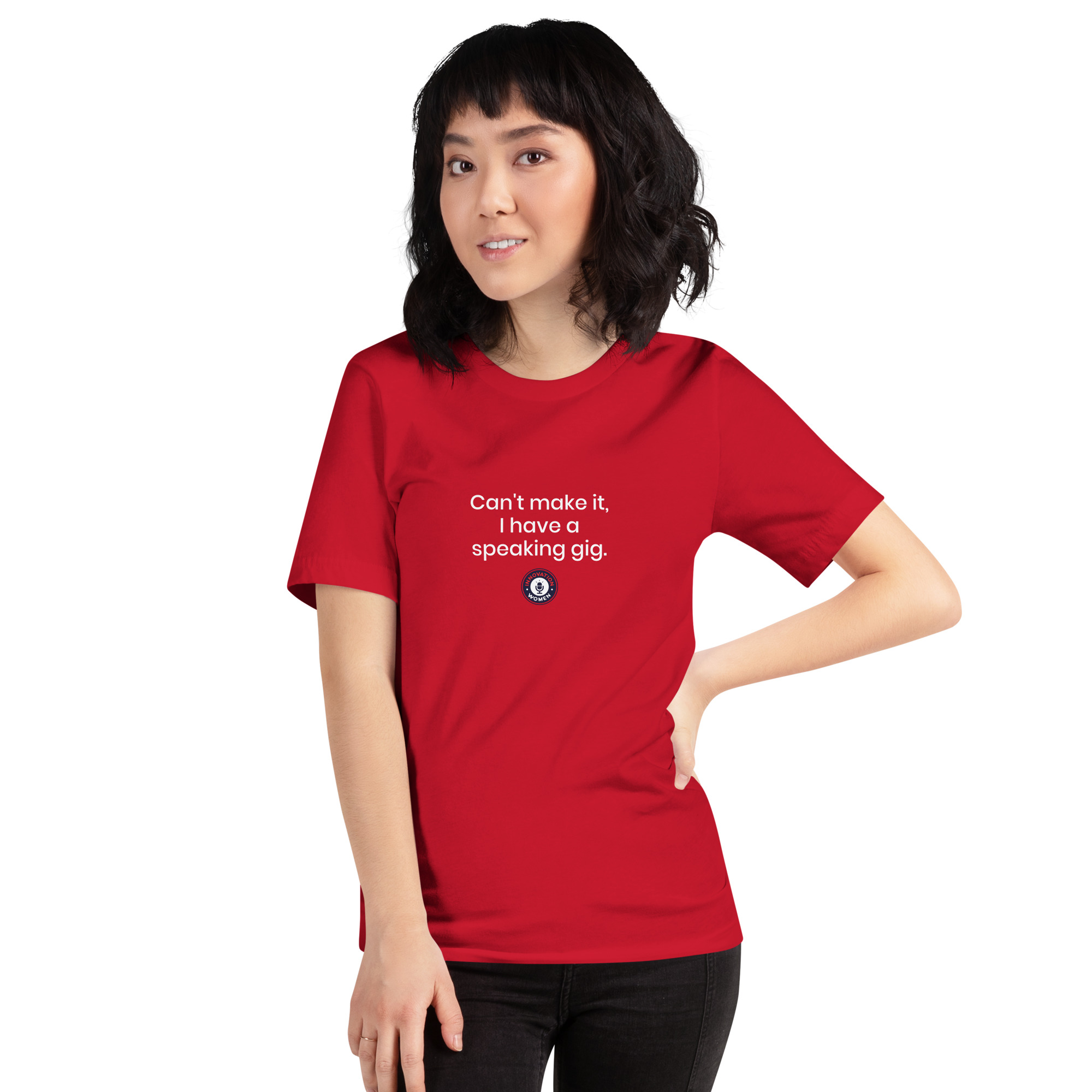 Can't Make It, I Have a Speaking Gig T-Shirt - Image 2